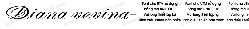 Diana vevina字体转换